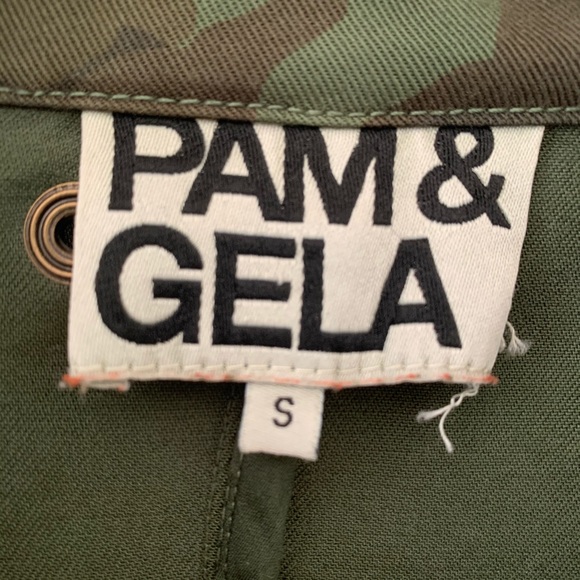 Pam & Gela Camo Utility Jacket | Size Small - Picture 7 of 7